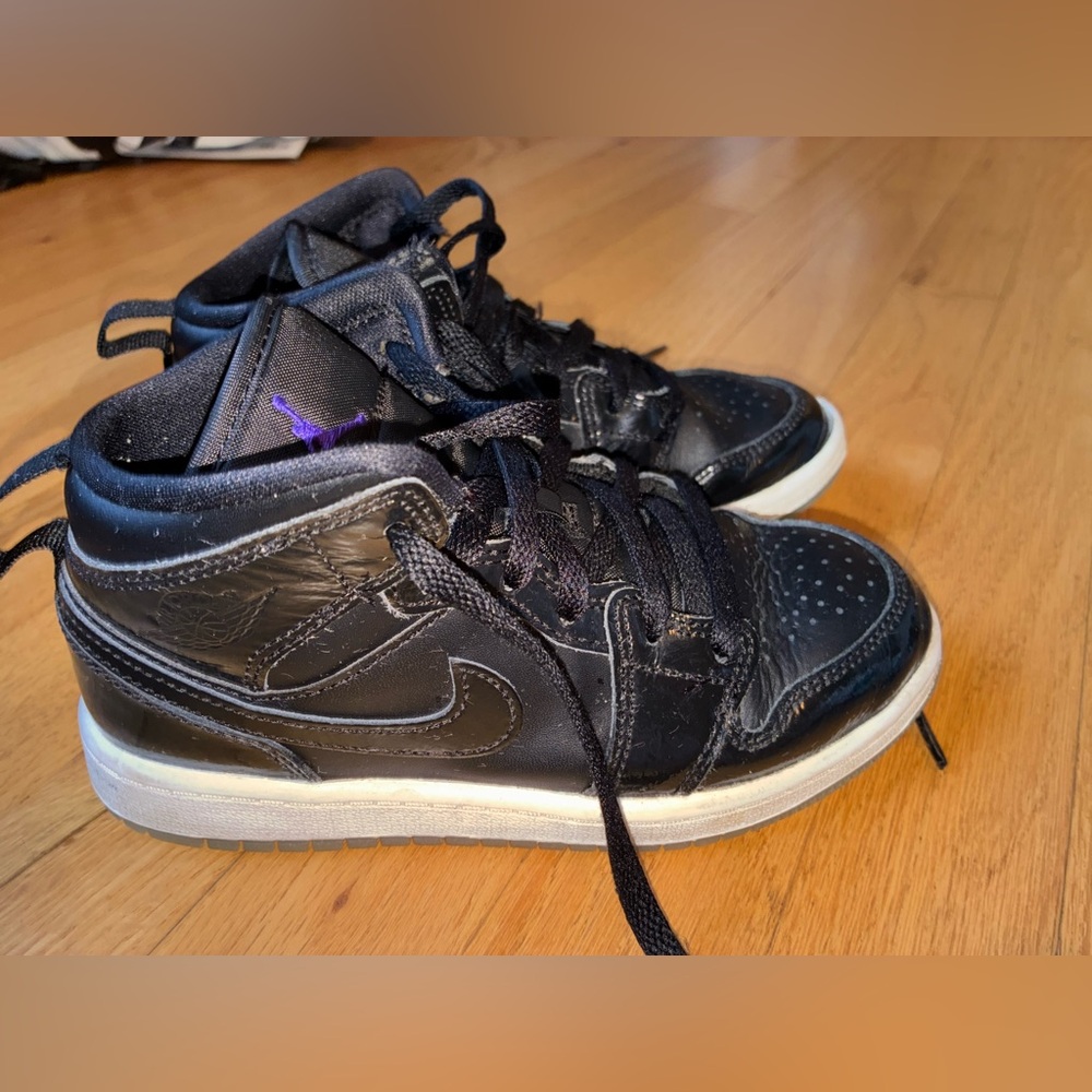 Kids Black Nike Jordan Sneakers